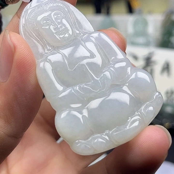 翡翠未镶嵌颈饰缅甸天然翡翠