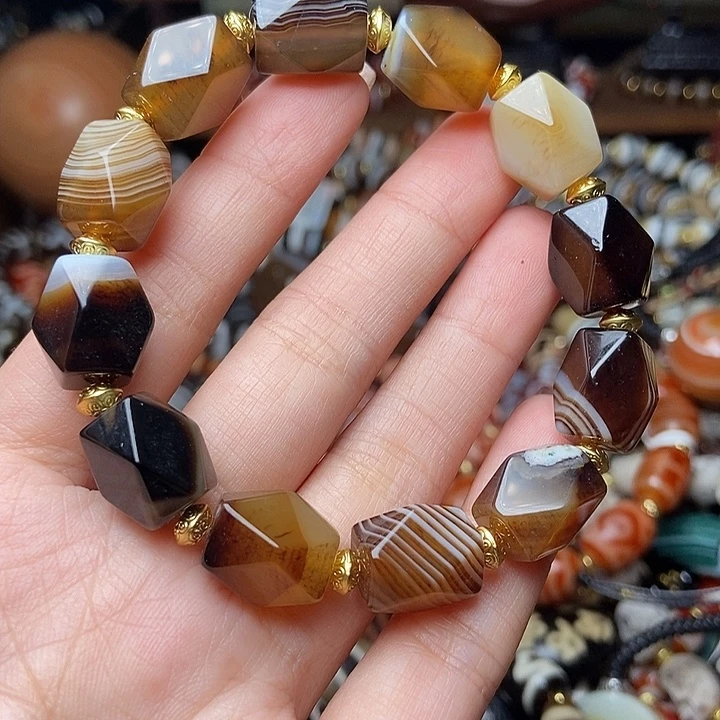 玛瑙/玉髓未镶嵌手链