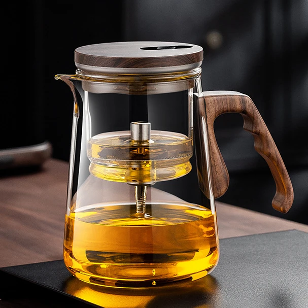 顶壶智能磁吸茶水分离飘逸杯泡茶壶泡茶专用玻璃飘逸壶耐高温茶具