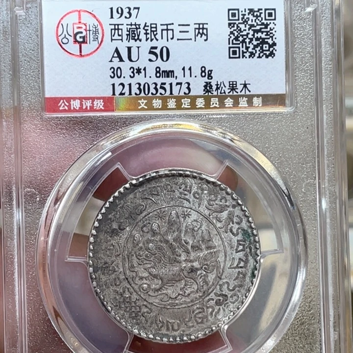 银古钱币一枚图片品相