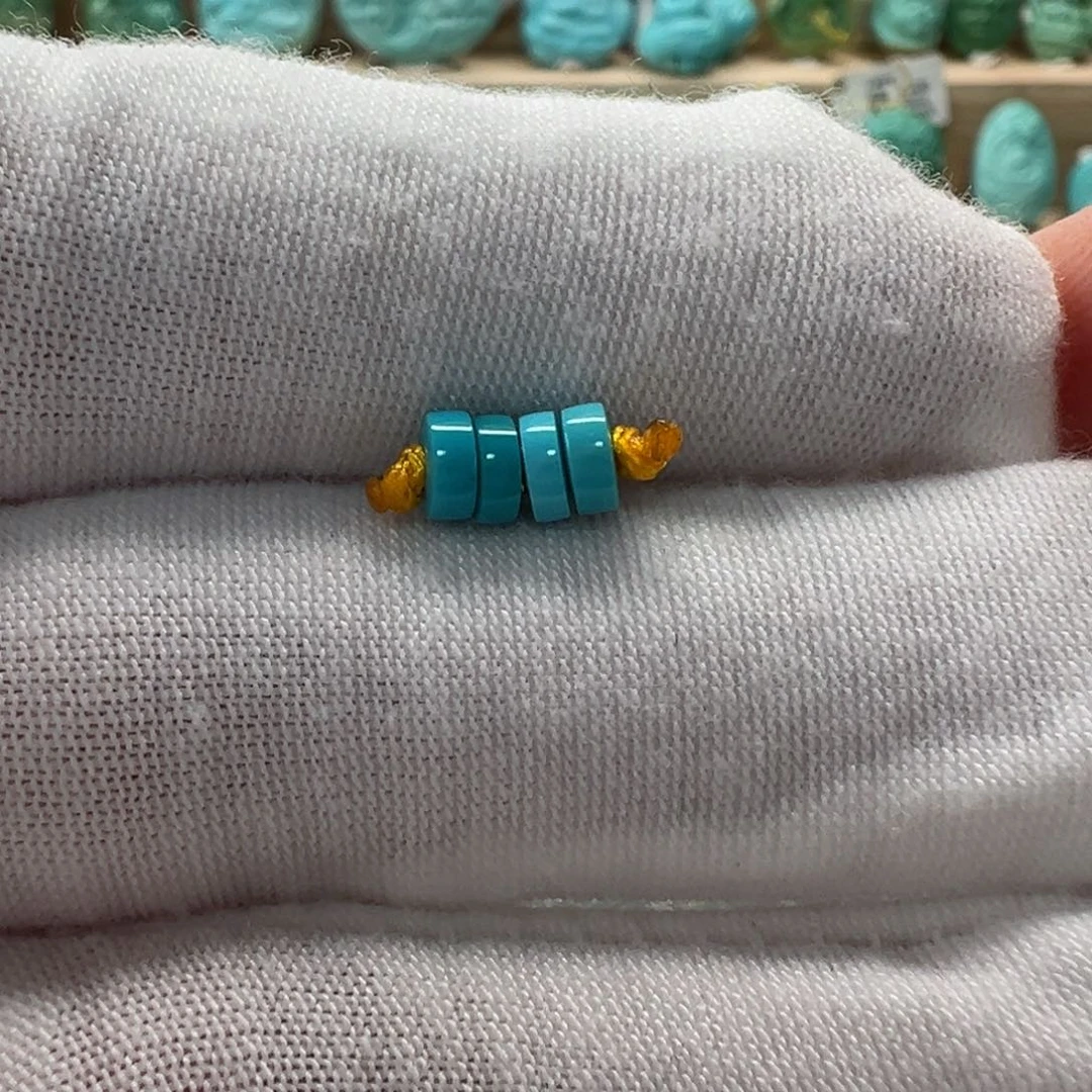 未镶嵌绿松石隔片4.5mm