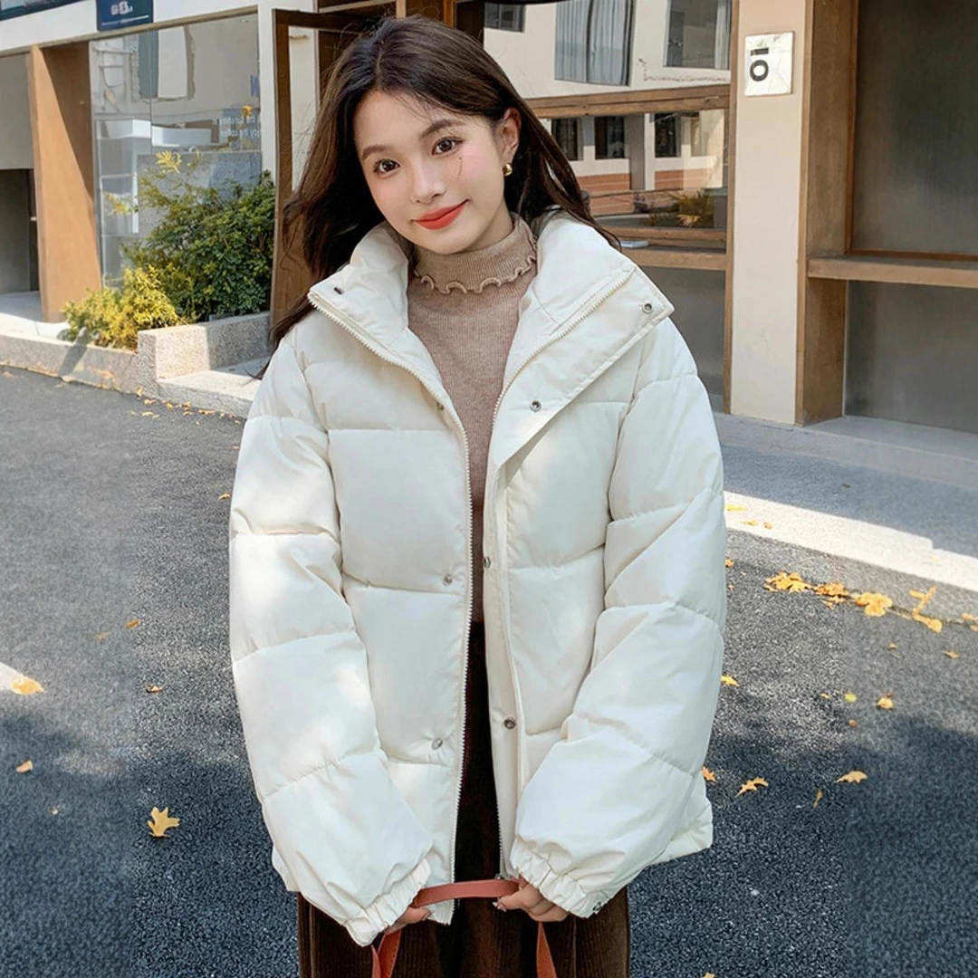 反季棉服女短款冬季2025年新款棉衣保暖加厚面包服宽松棉袄外套女