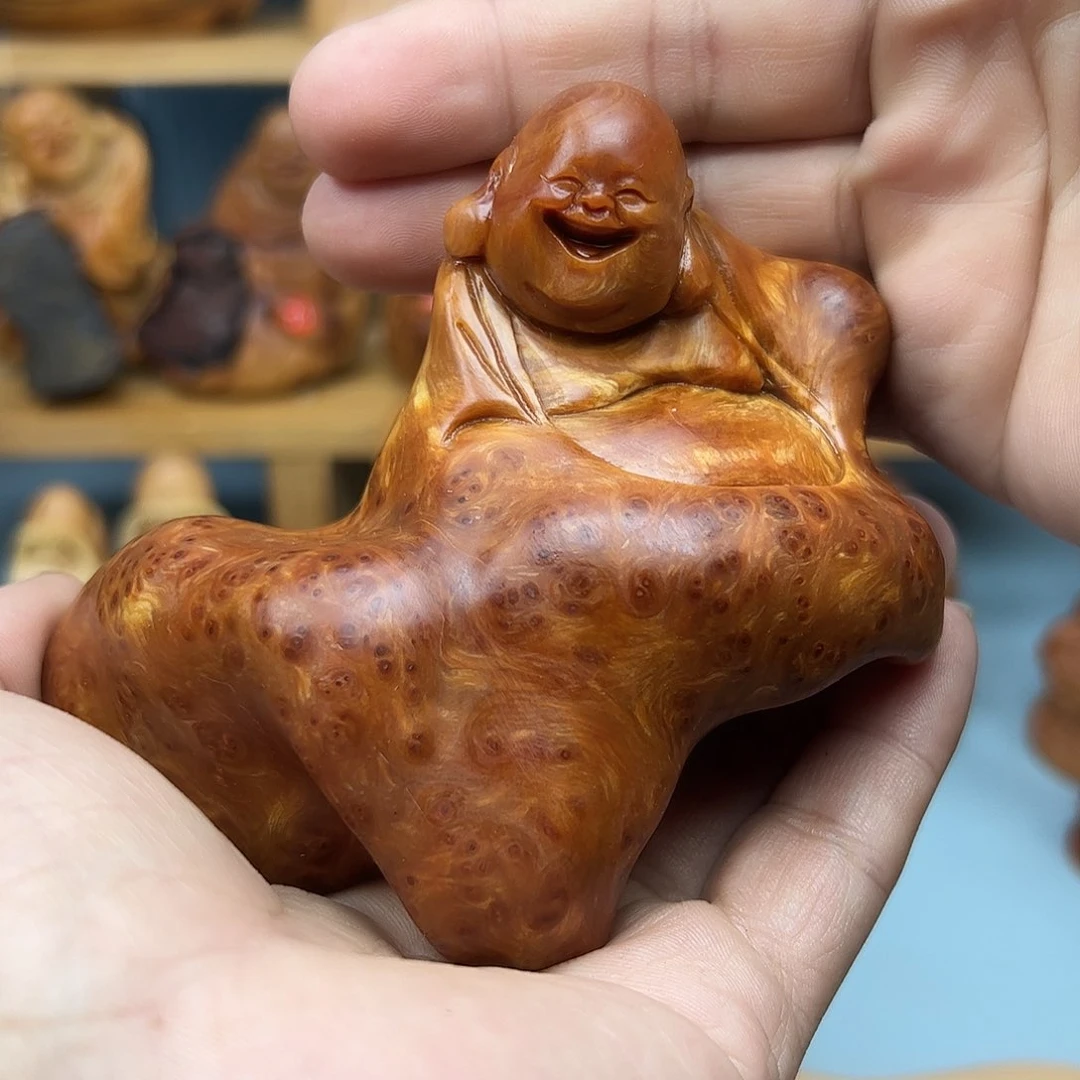 木读*柏木摆件手把件