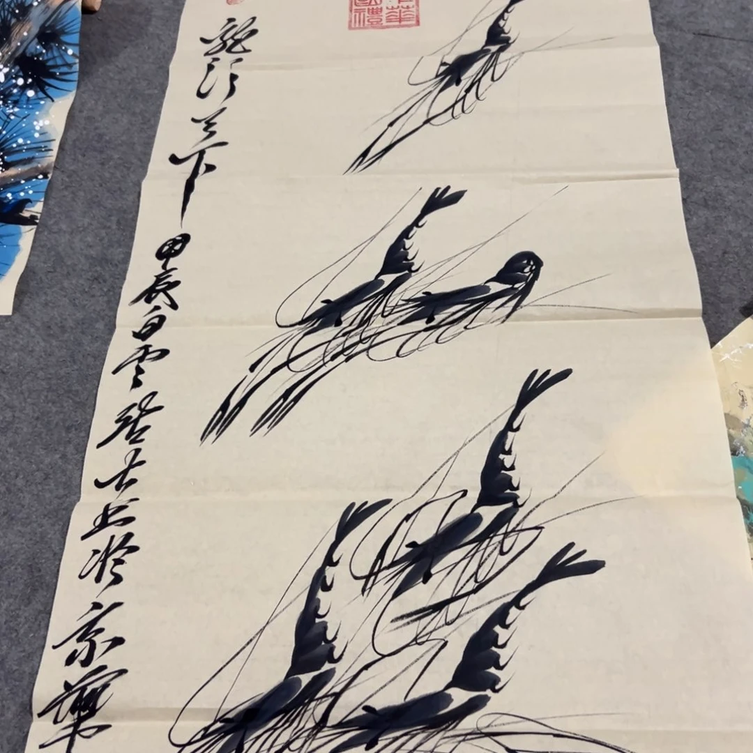 国画国画作品画心一张