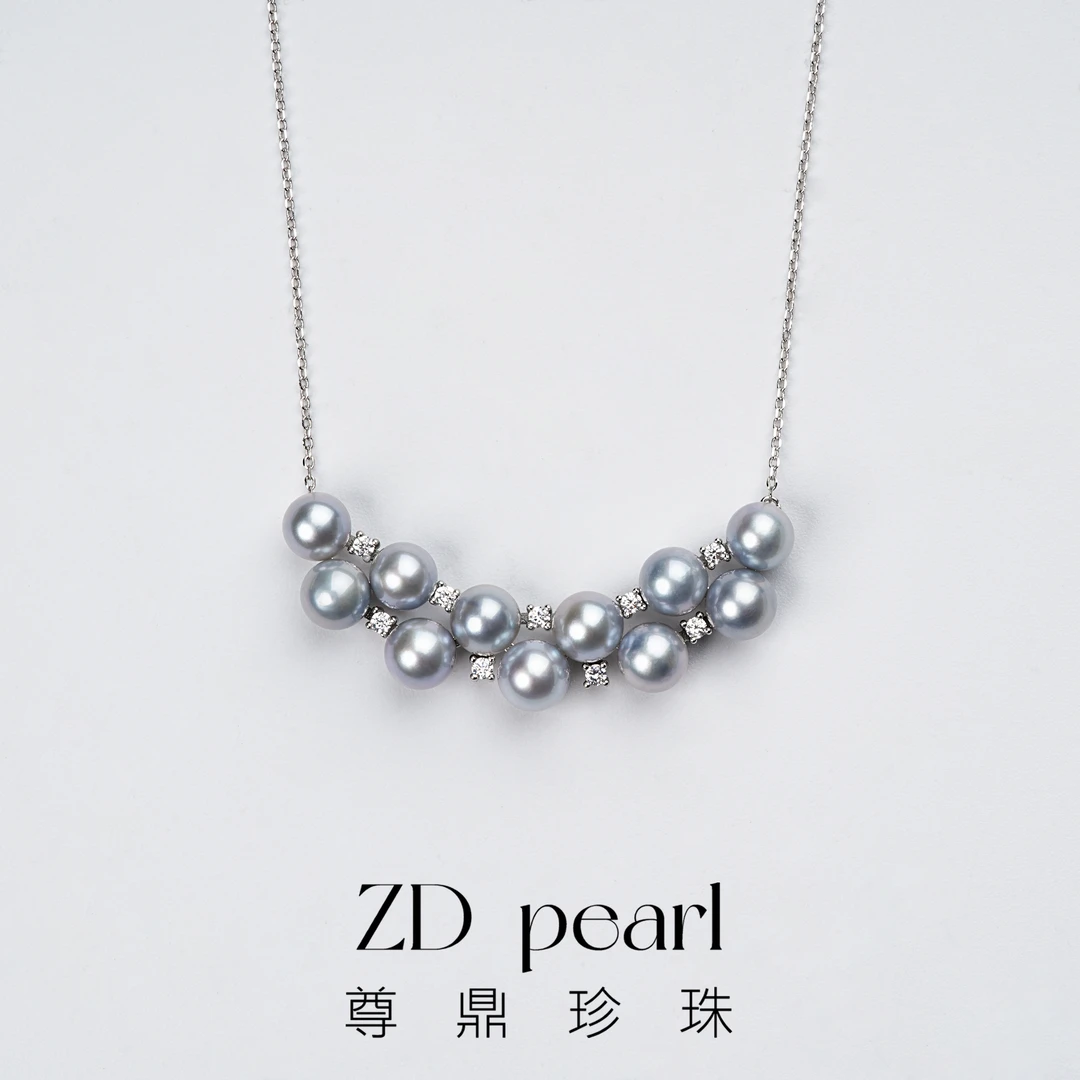 【鸭鸭】尊鼎珍珠-S925银海水珍珠真多麻吊坠5-6mm