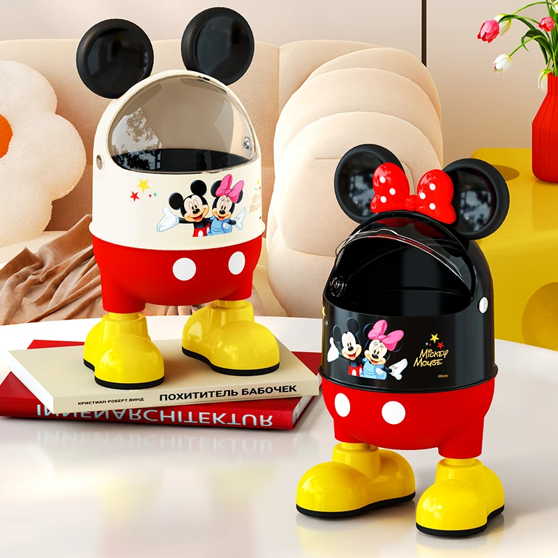 Disney/迪士尼桌面垃圾桶小号迷你可爱收纳桶宿舍客厅桌上小纸篓