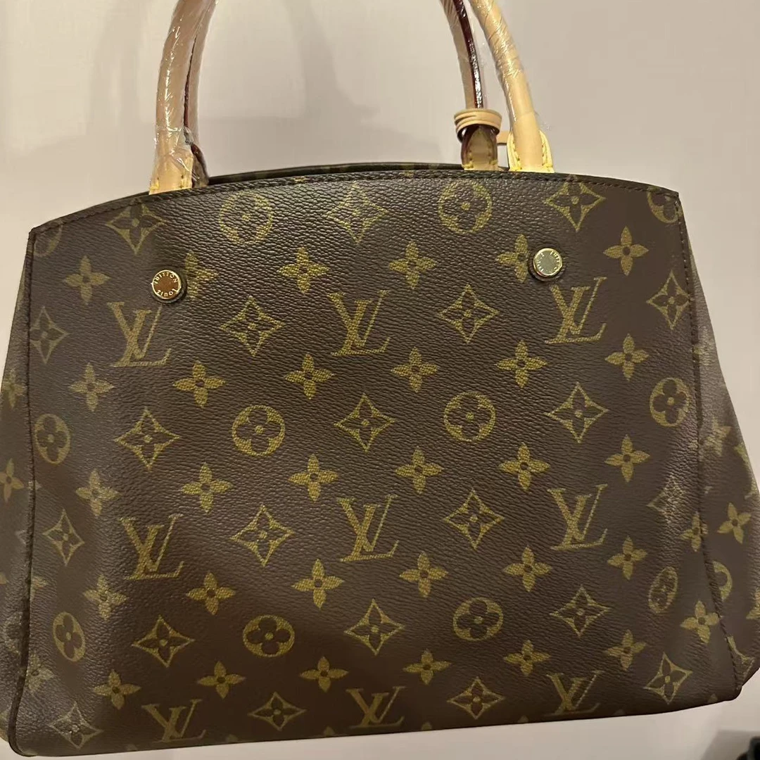 99新 LouisVuitton/路易威登 YL/老花中号蒙田单肩包