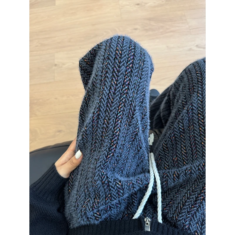 美式复古加厚灯芯绒休闲裤男款秋季潮牌高级感宽松裤子直筒运动裤