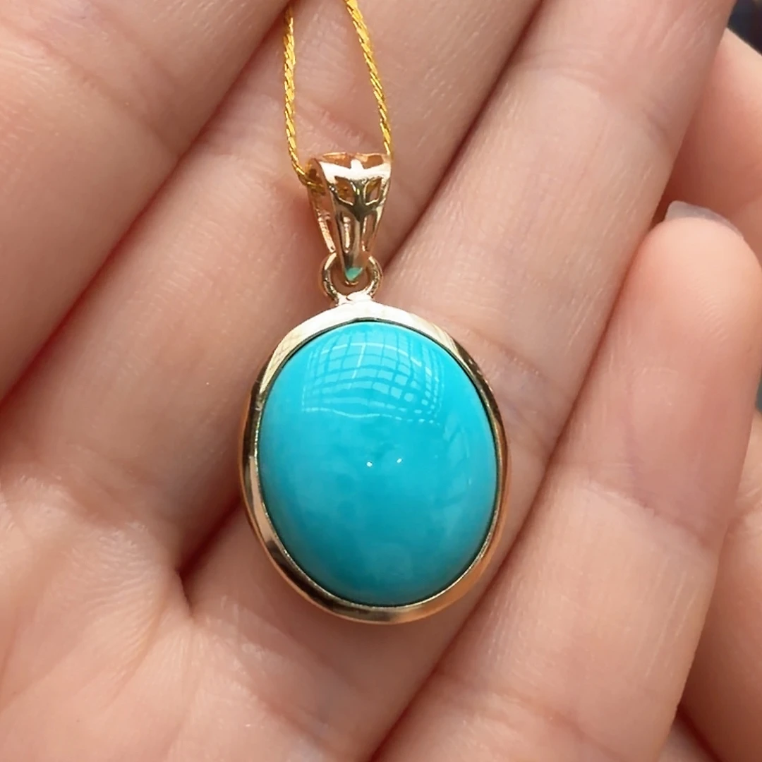 绿松石未镶嵌颈饰