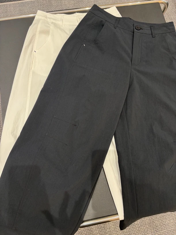 潮家欧货九分香蕉裤