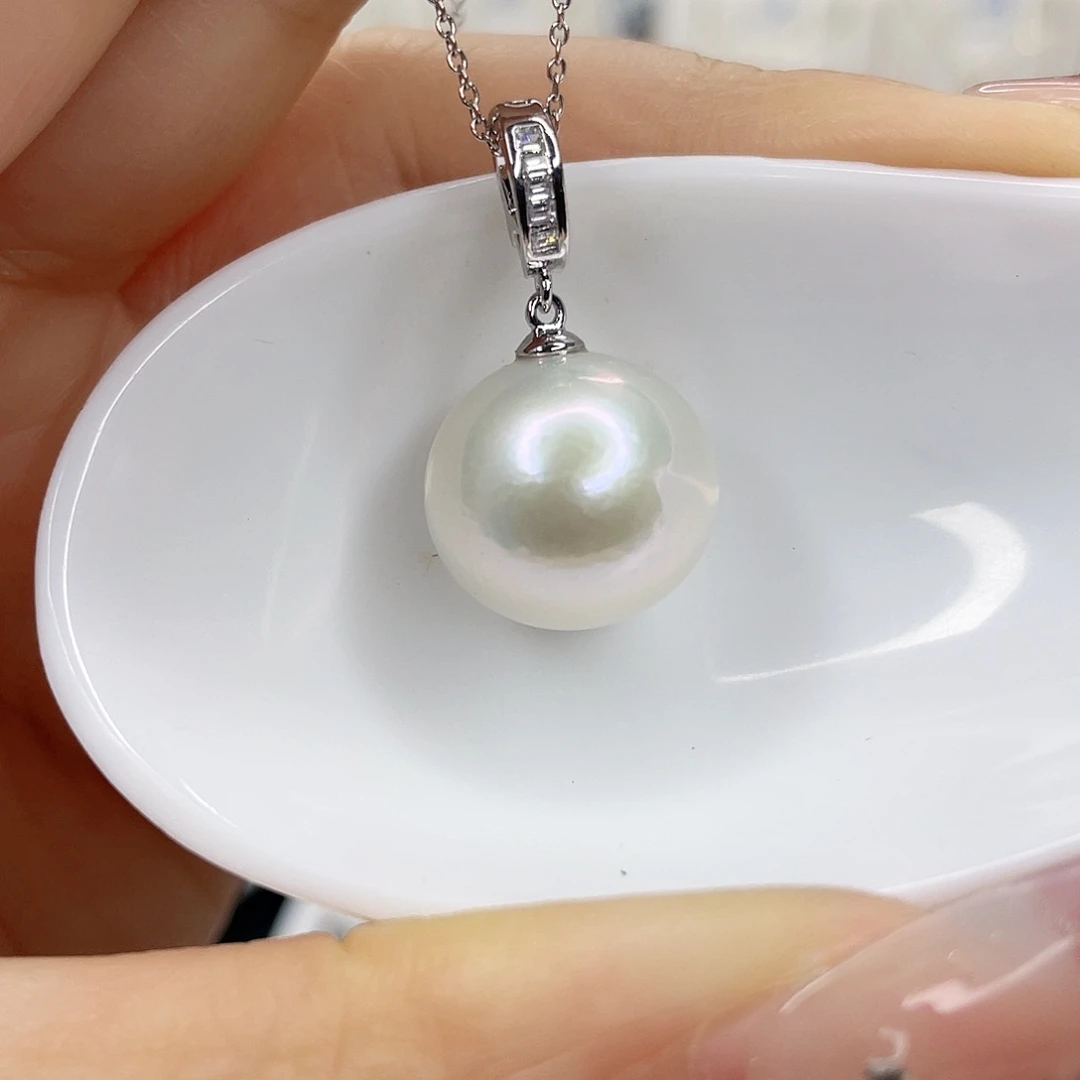 淡水珍珠未镶嵌吊坠(赠链)