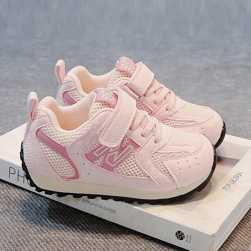 儿童运动鞋男童鞋子2025秋新款网面透气阿甘鞋软底女童轻便休闲鞋