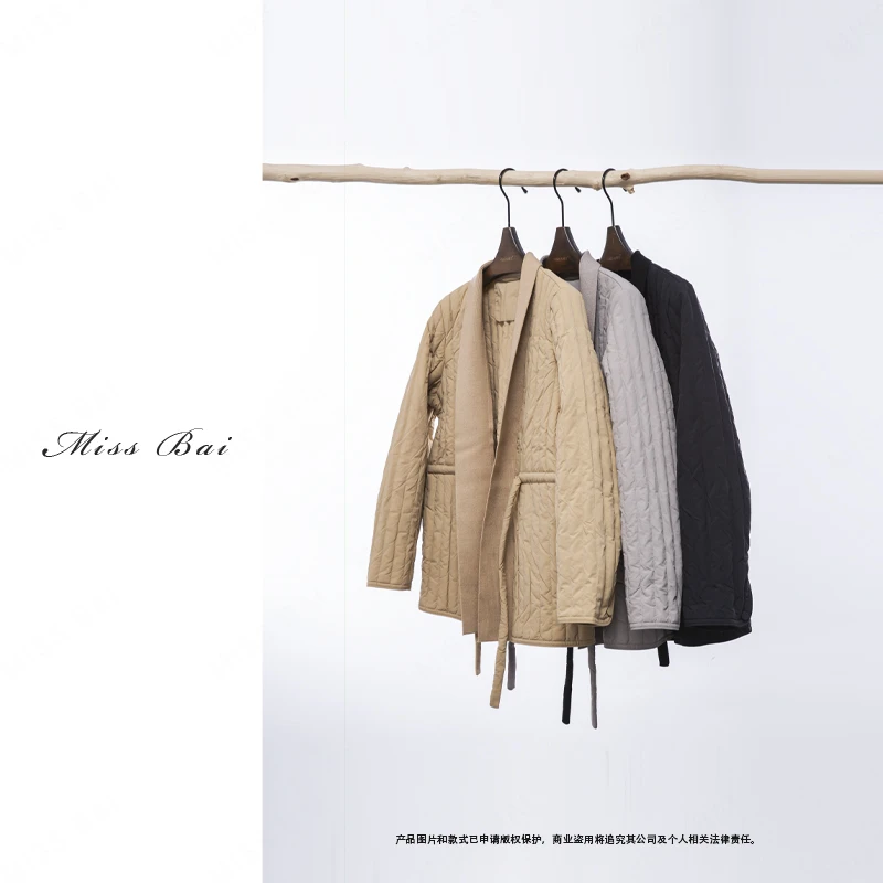 YIWEN-【随身衣】时尚气质感安心绒保暖羽绒服YRD159