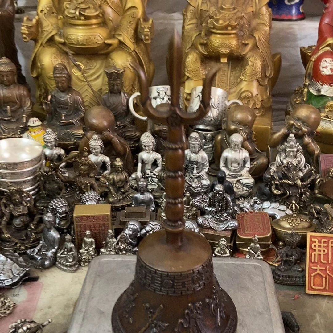 老杨红铜摆件老杨黄铜摆件