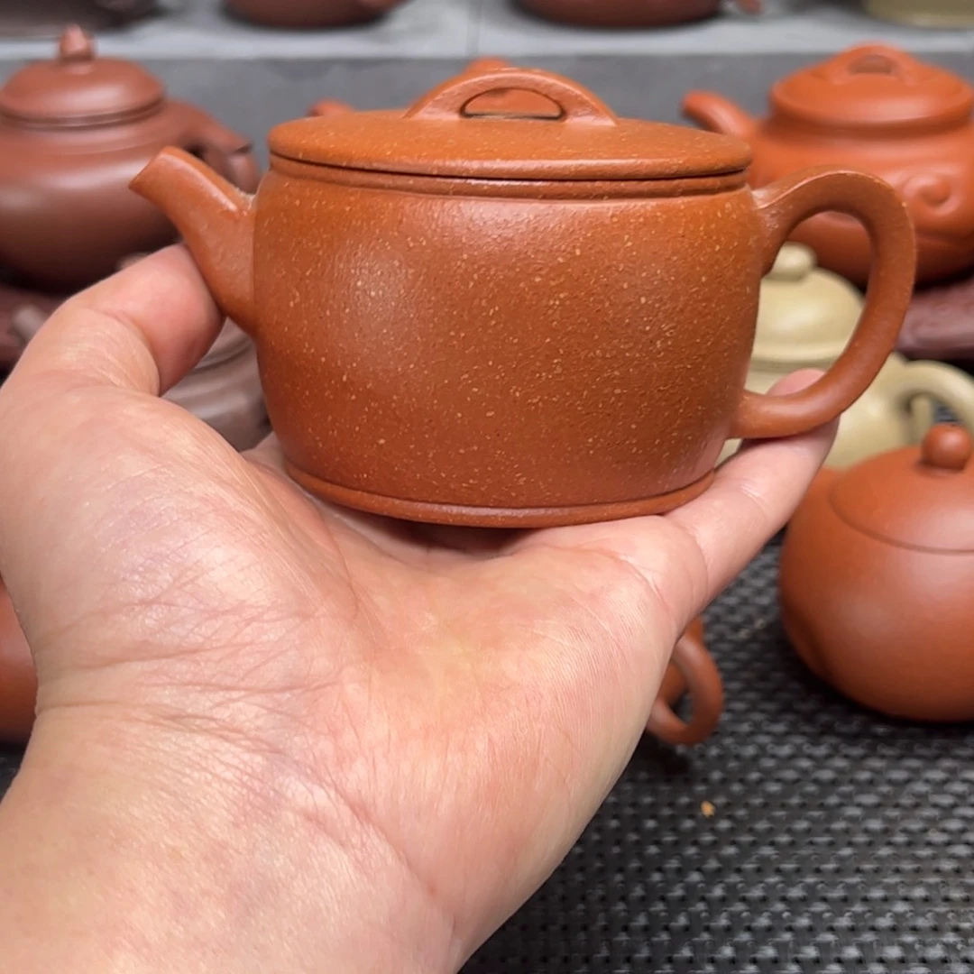 紫砂茶壶紫砂紫砂红降坡