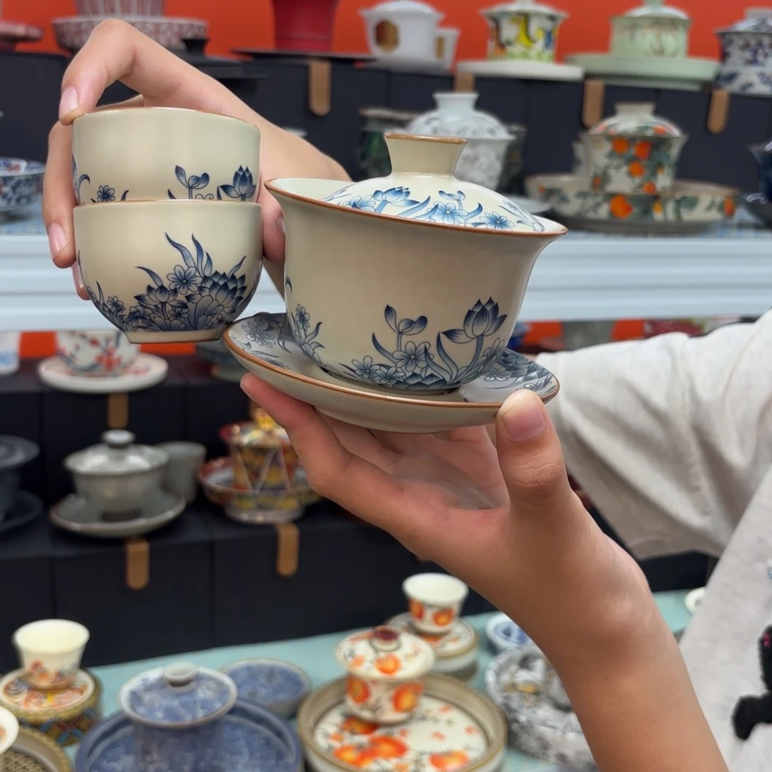 盖碗一顿操作不熟练我的