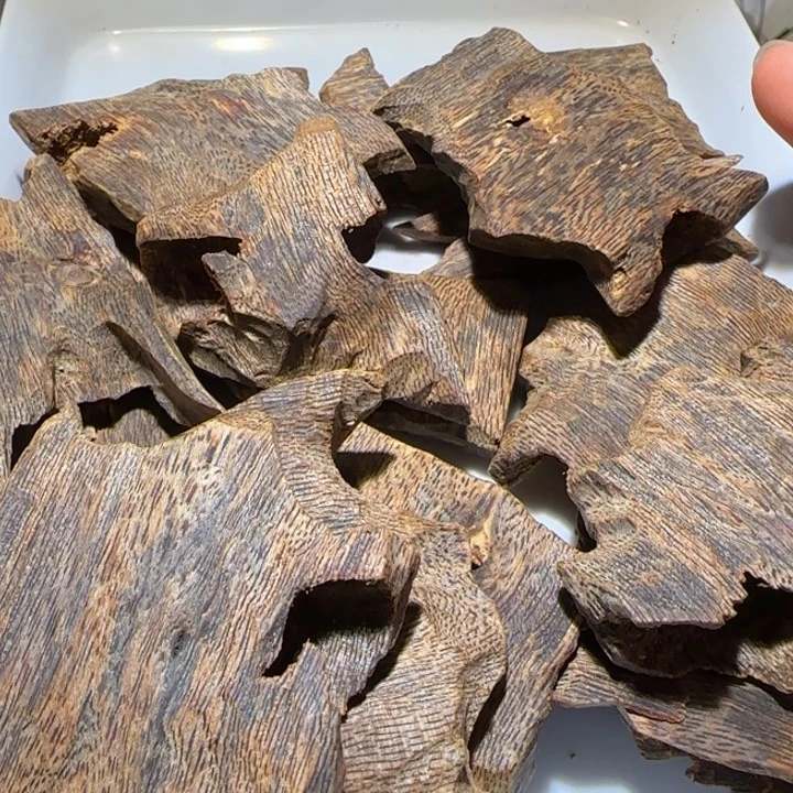 手把件沉香海南老白棋块料100克