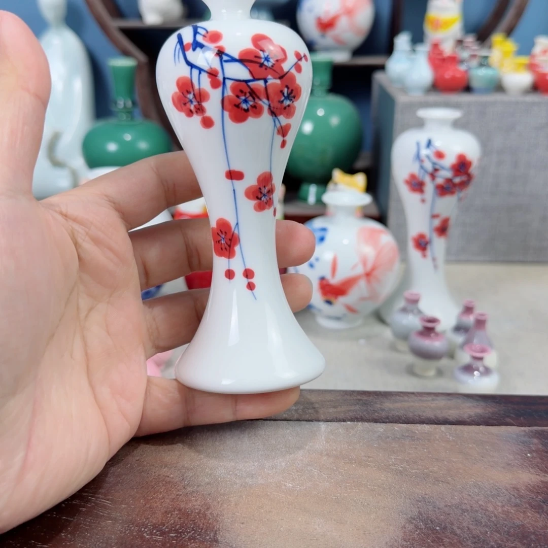 陶瓷手工小花器摆件