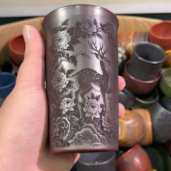 茶杯紫砂全手工紫砂主人杯