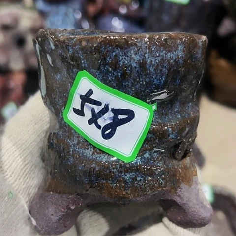 红陶粗陶花盆手工