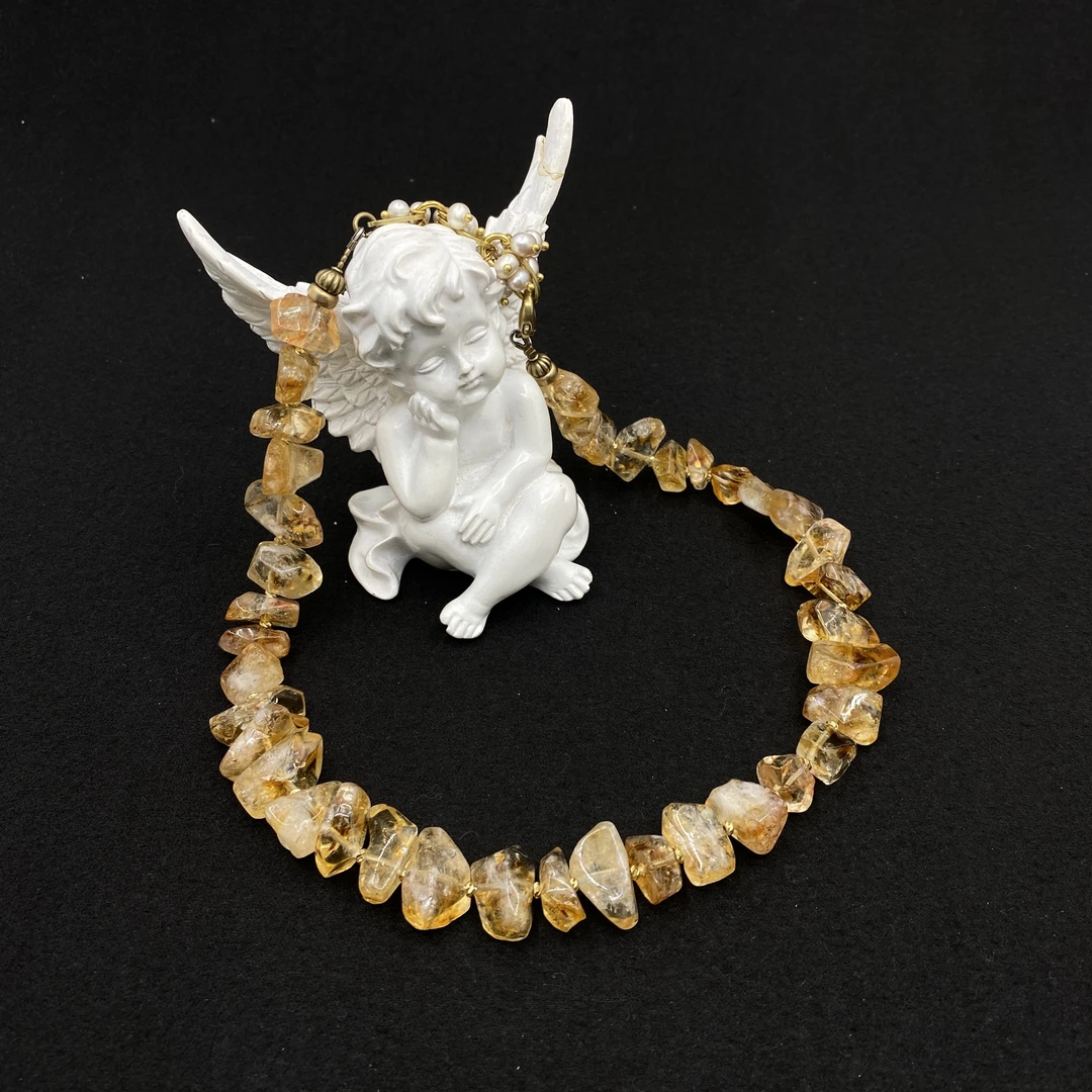 合金仿水晶项链 【Liz璇子】意大利串珠项链H42498无鉴赏期