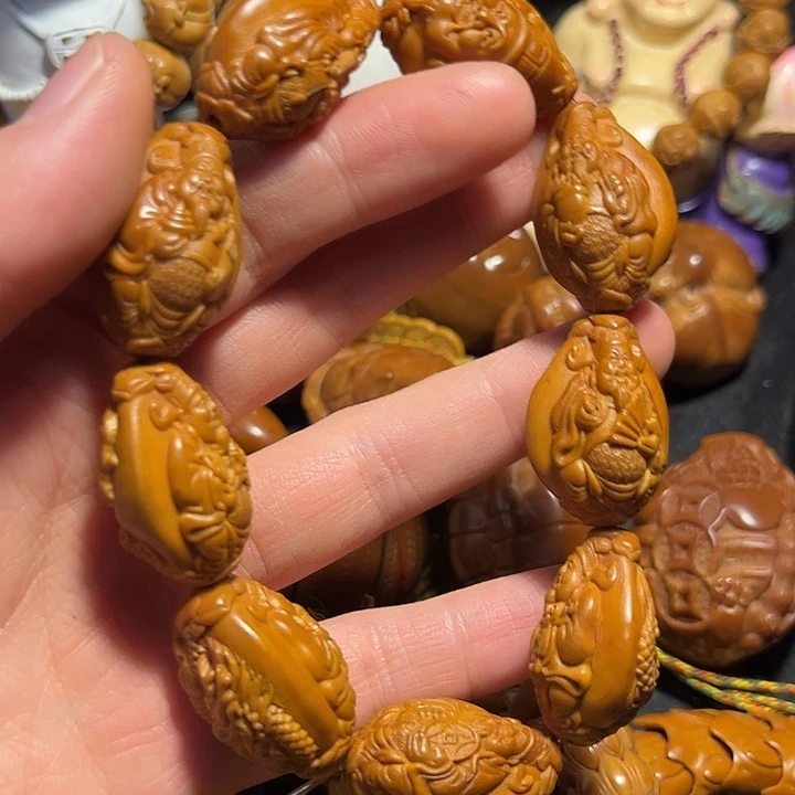 橄榄核手串/手链九龙财神