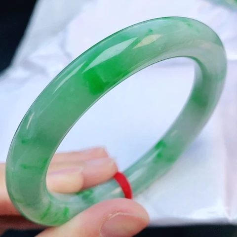 未镶嵌手镯翡翠 54圆条882868