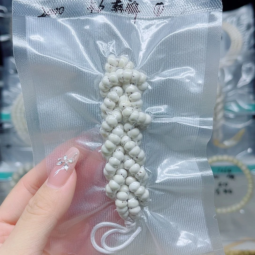 啦***啦吊坠星月菩提原白卡5.8左右数星星蒜瓣