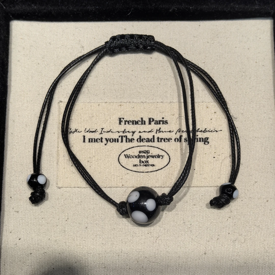 非金属树脂手链 Gulum 471 欧美风 手链 女款时尚情侣黑色