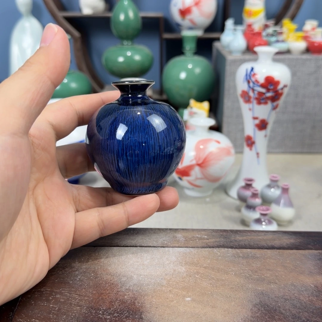 陶瓷手工小花器摆件