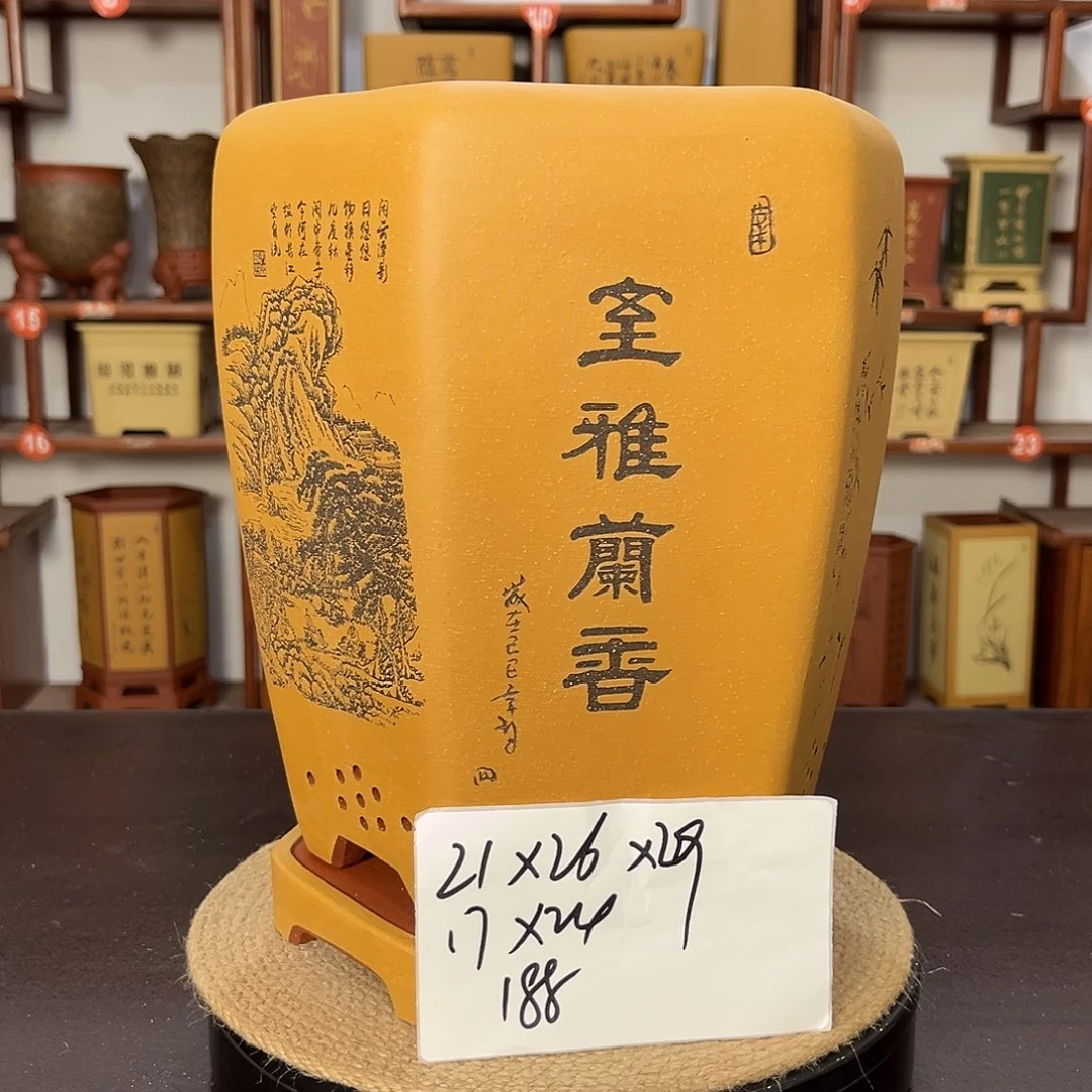 紫砂花盆紫砂花盆
