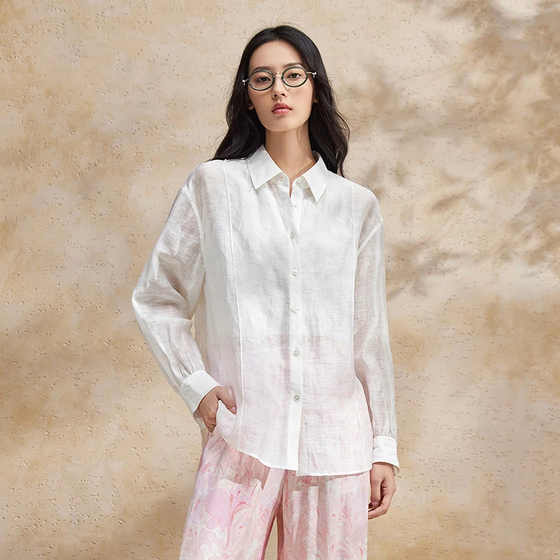 1051【赵老板专属】播长袖衬衣压褶设计衬衫BDR2CD1051