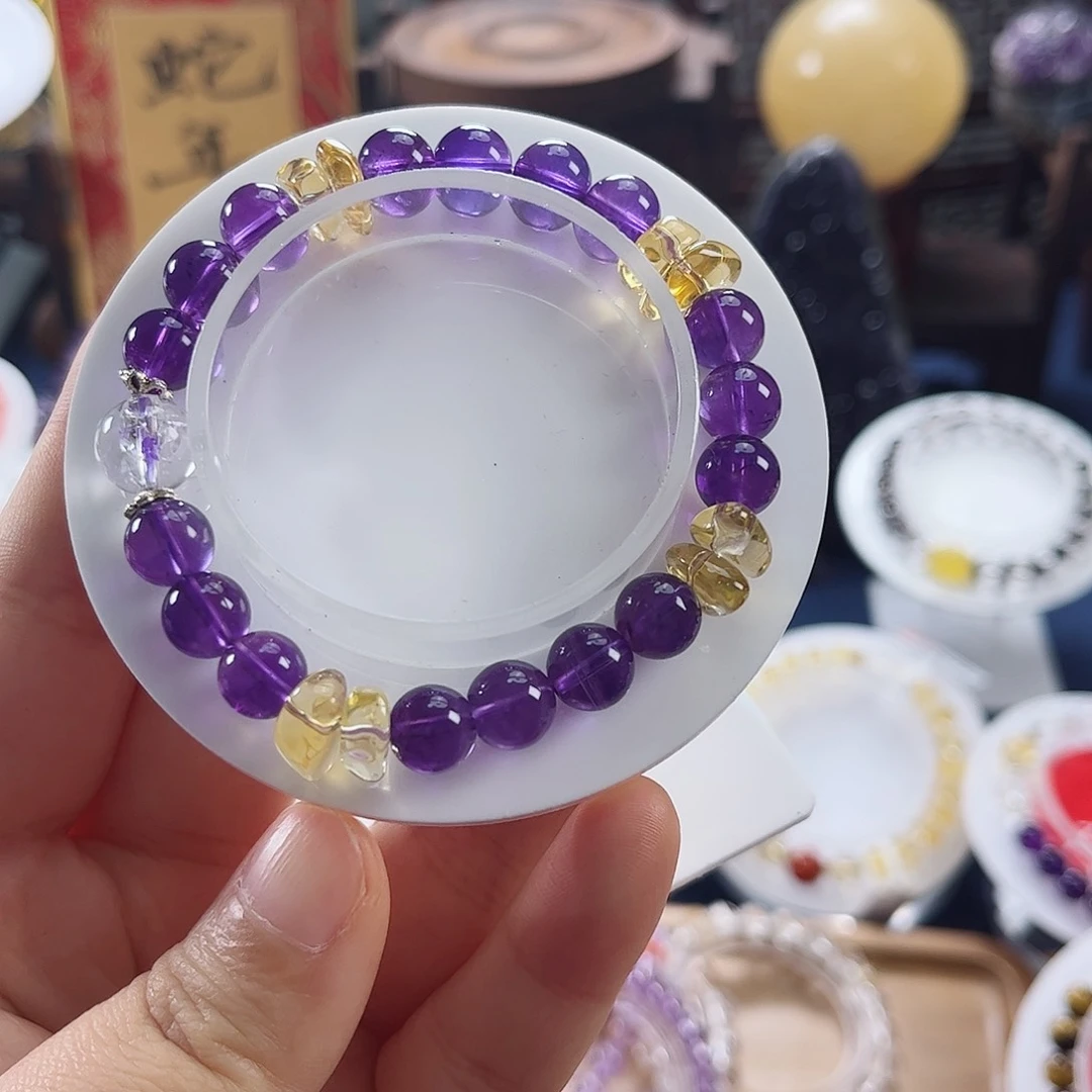 水晶手链未镶嵌初*单圈