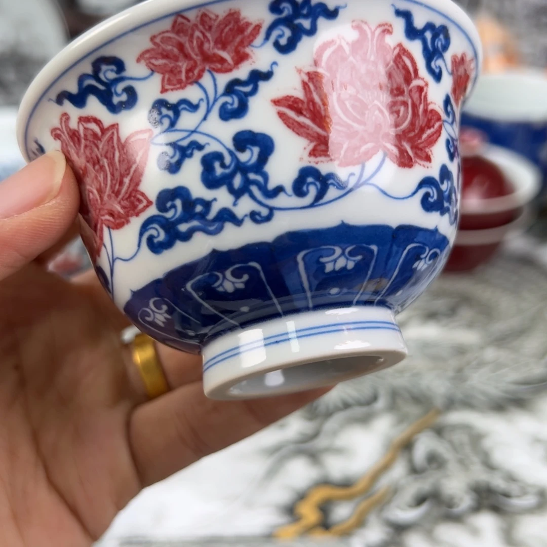 六***戒景德镇手工手绘陶瓷