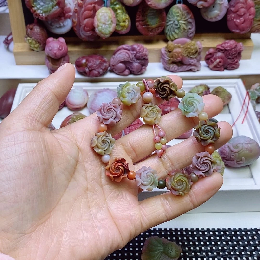 玛瑙/玉髓盐源玛瑙手串未镶嵌