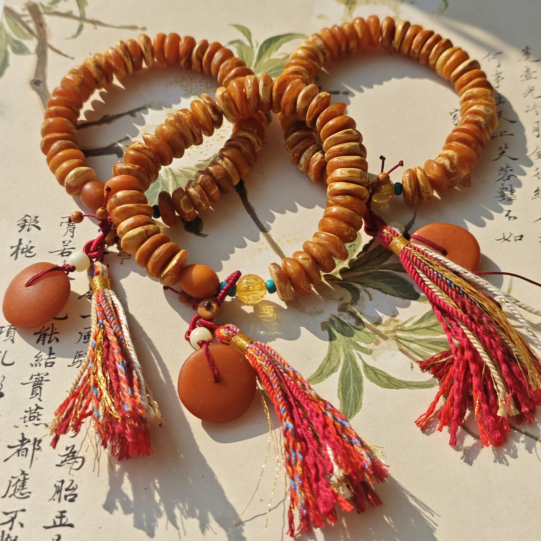 【书记甄选】原创老蜡单圈手链 多样性发一件 LF4329