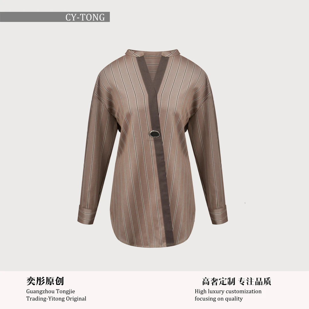 【彤姐原创】冬季气质设计感轻奢休闲时尚百搭打底上衣TWCY4320