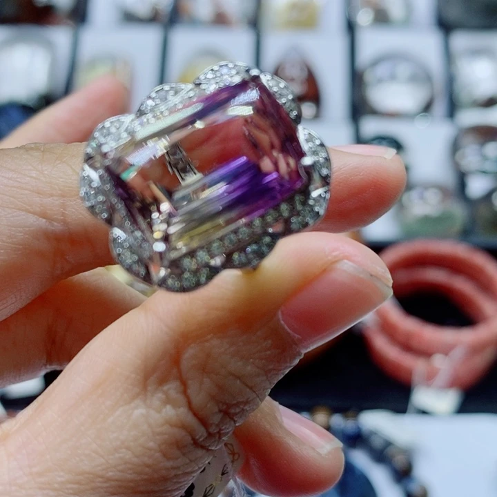 水晶颈饰未镶嵌小*几水晶