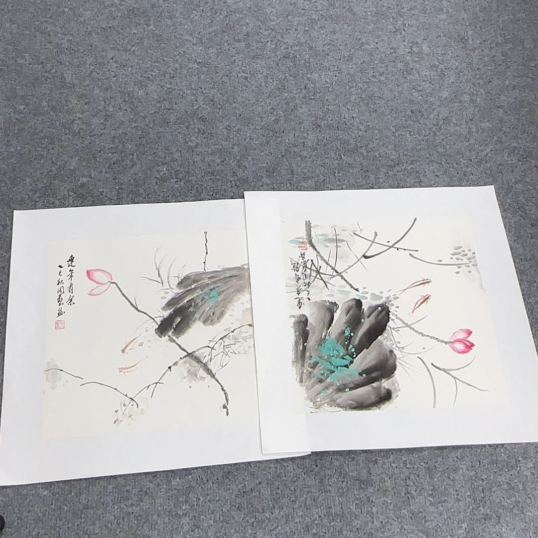 国画35*35纯手绘周艺