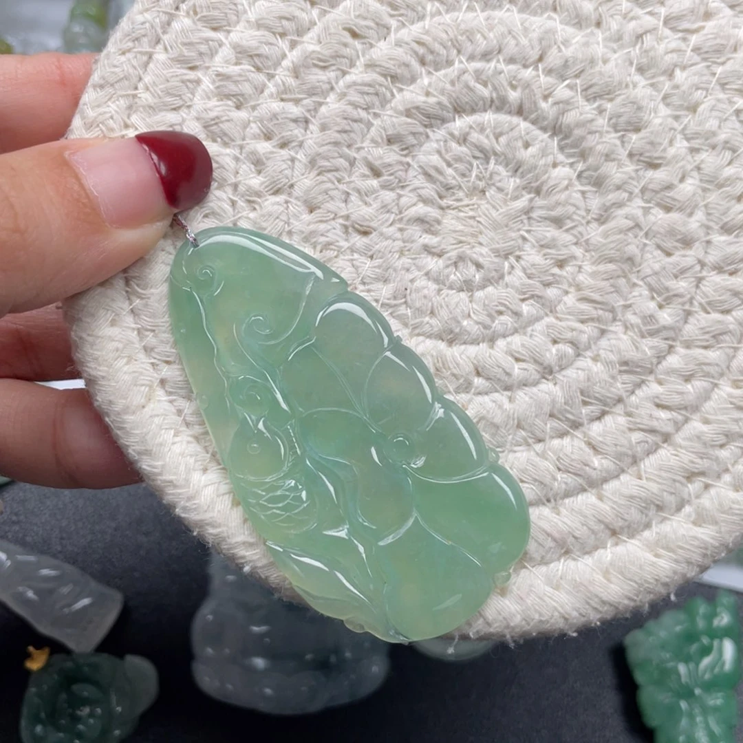 翡翠未镶嵌颈饰南**扬天然a货缅甸翡翠