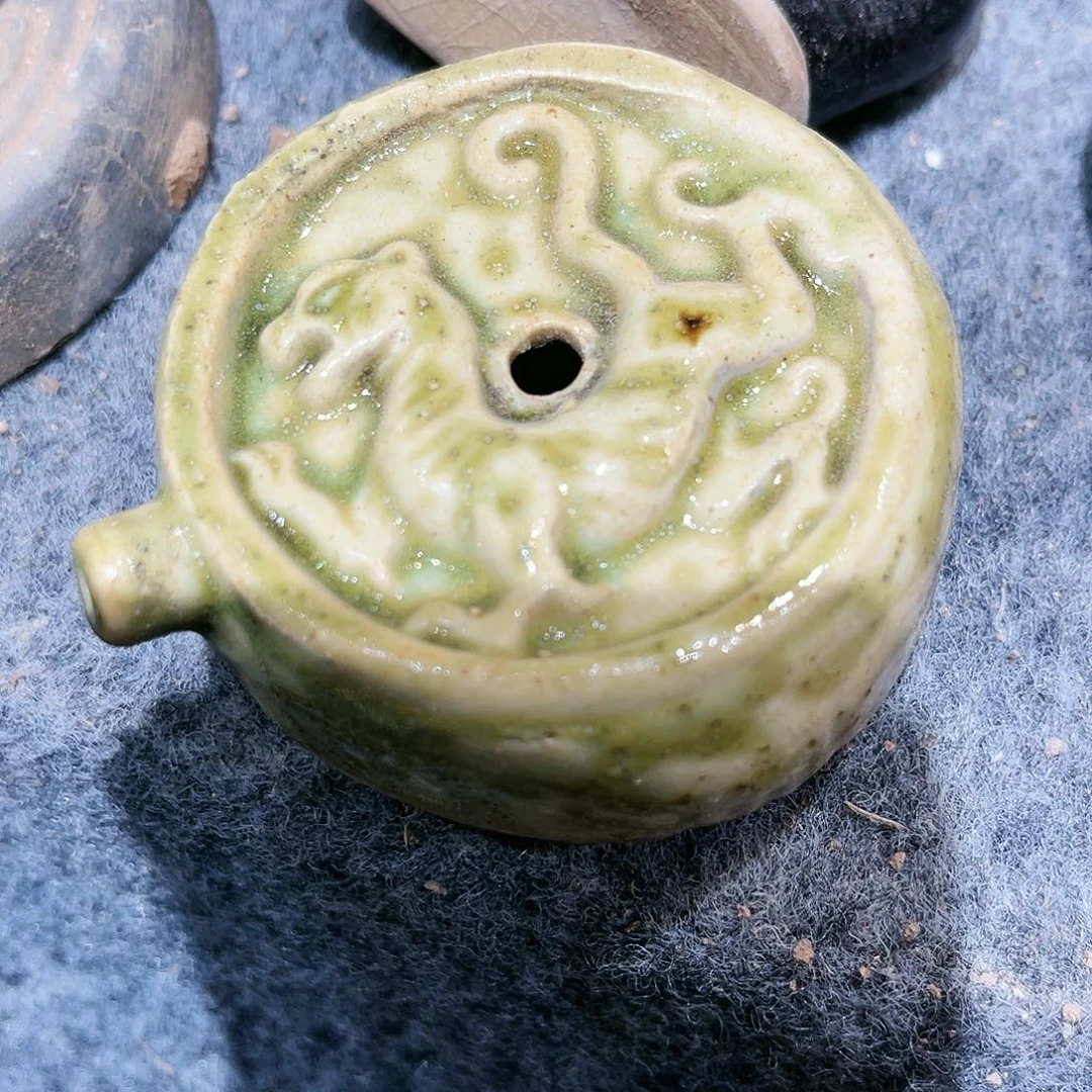 空**心瓦当摆件茶台的一