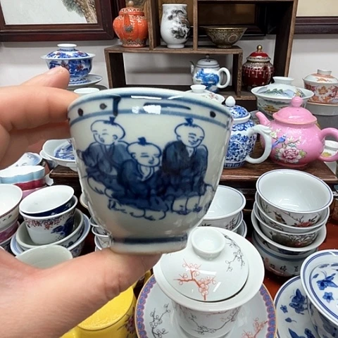 杯子景德镇陶瓷主人杯