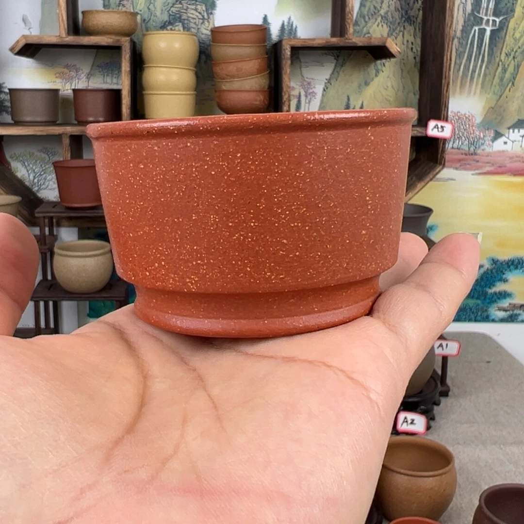 紫砂茶杯拙器甄选，纯原本矿。