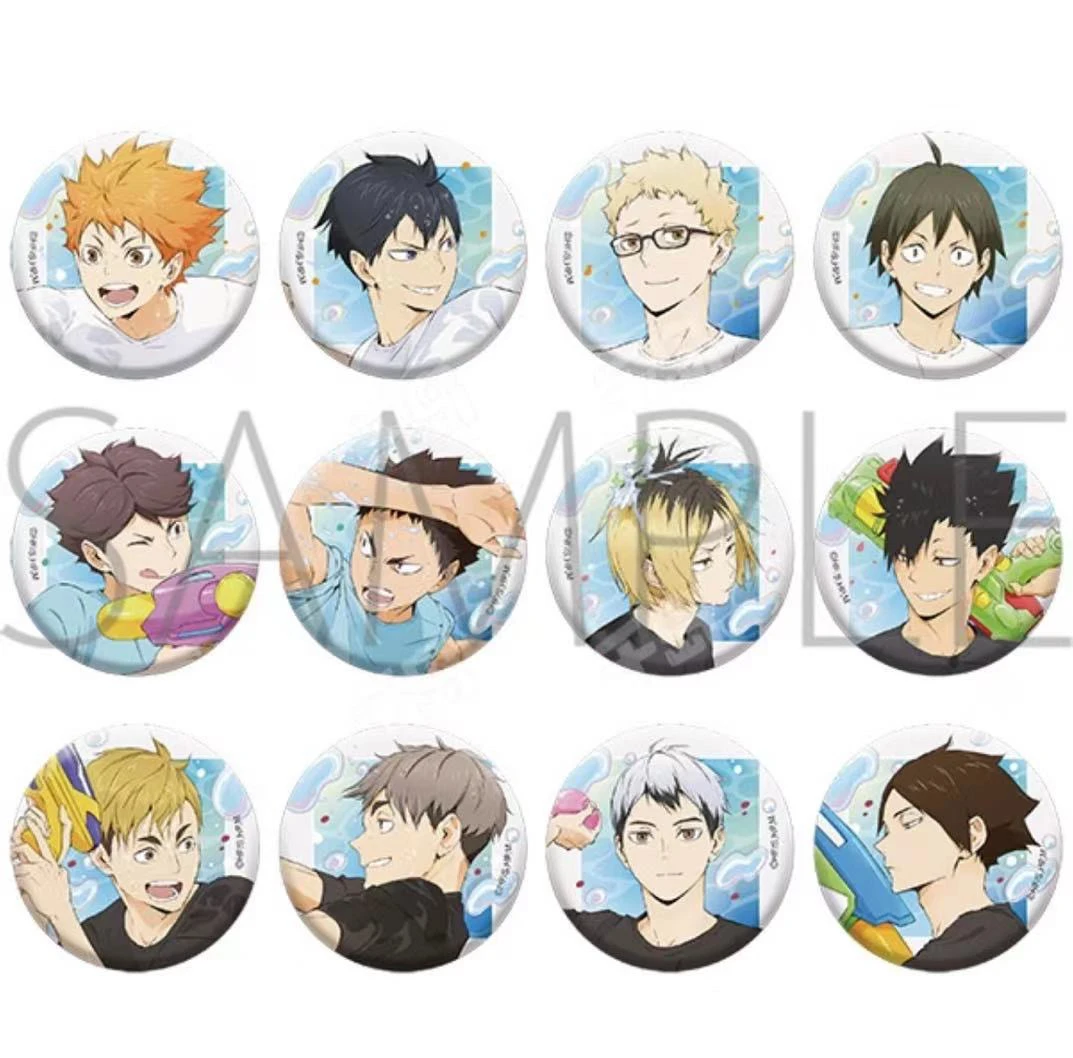 【排球少年】日谷 玩水吧唧徽章盲盒（默认代拆）