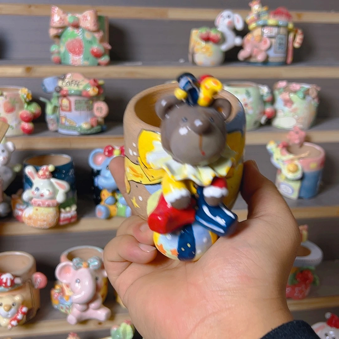 老梧家手工多肉花盆