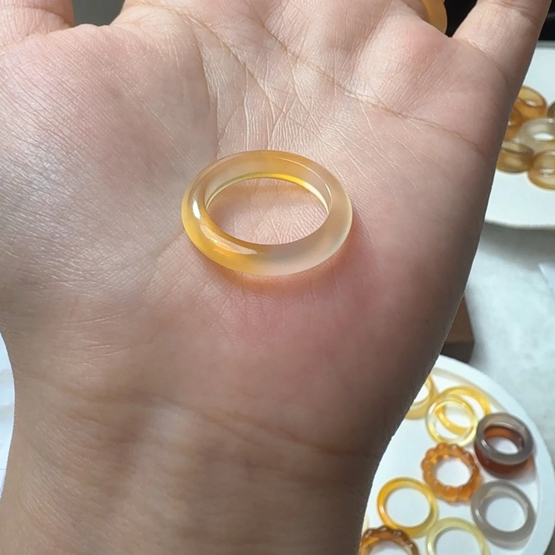 未镶嵌戒指玛瑙/玉髓430港17圈口16
