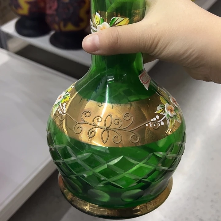 一***逼水晶玻璃平底款微瑕一个