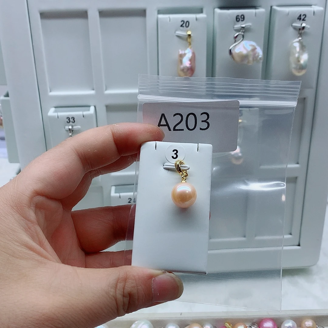 淡水珍珠合金吊坠(不含链)