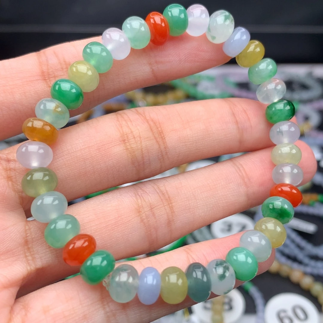 翡翠手链未镶嵌卡