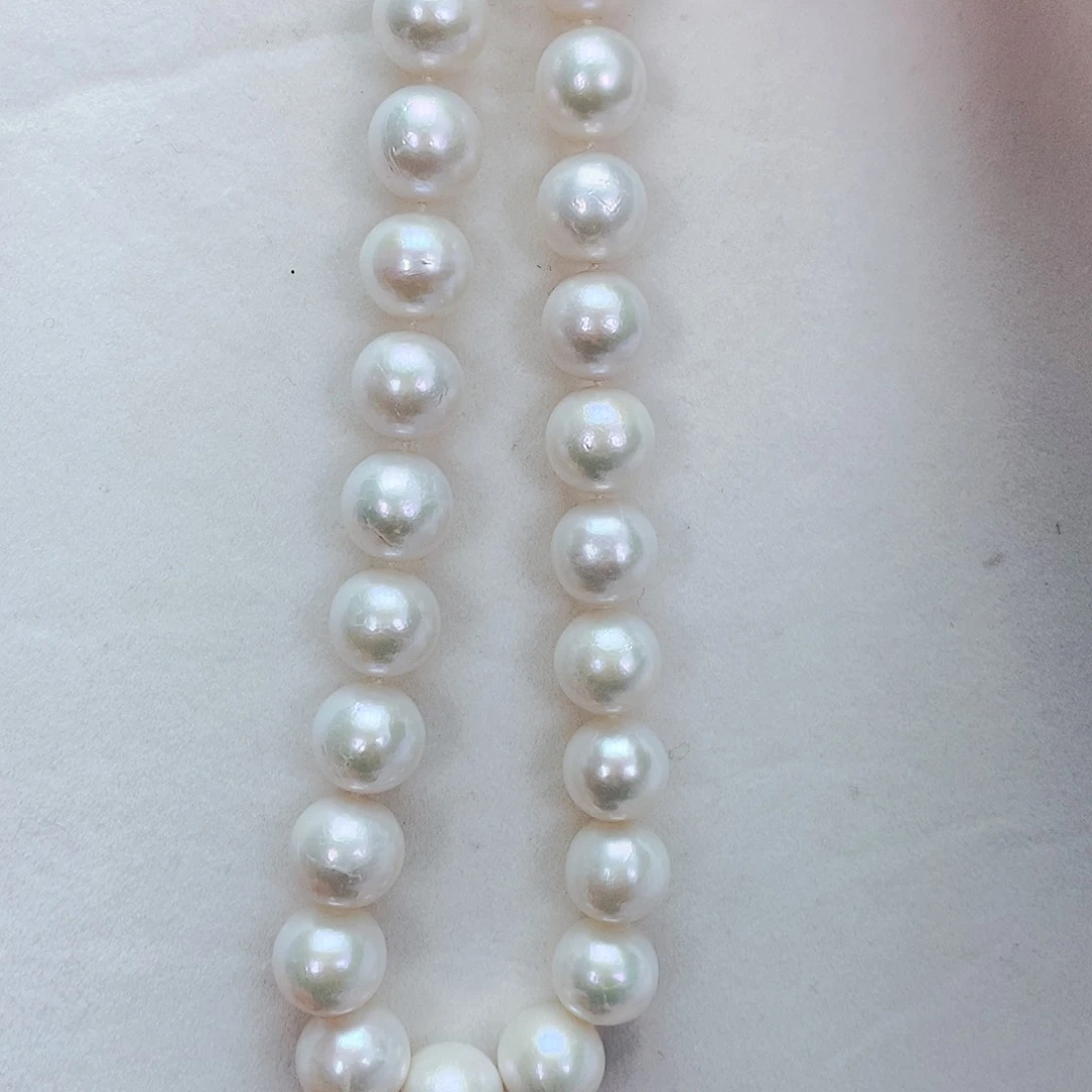 淡水珍珠项链银S925镶嵌